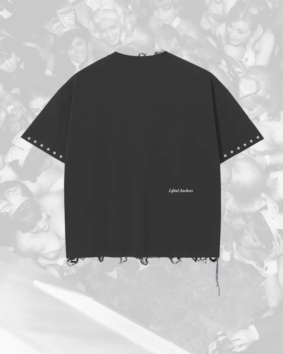 Lifted Anchors I Don't Date Crop Tee Black