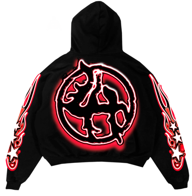 Lost Hills Raging Skull Hoodie