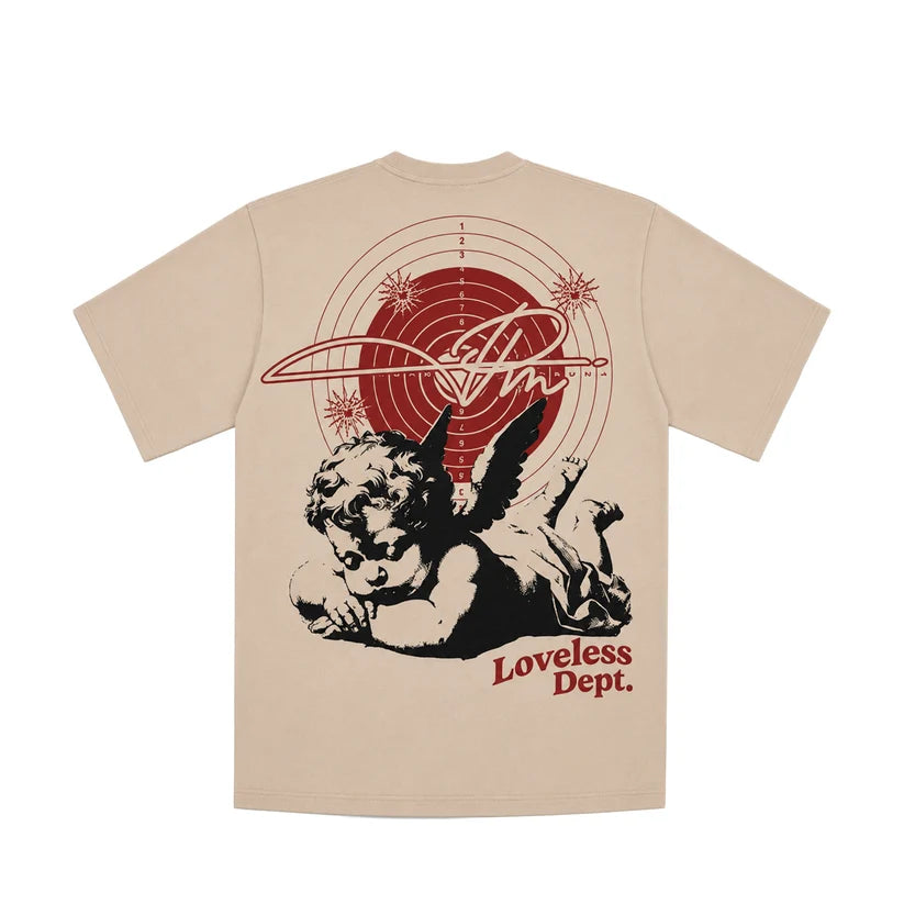 Premium Milano Mens Loveless Crew Neck T-Shirt CT261-117 Cream