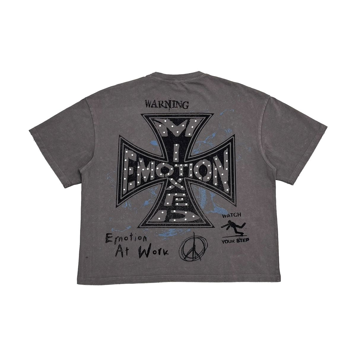 Mixed Emotion Grey “Friends” tee