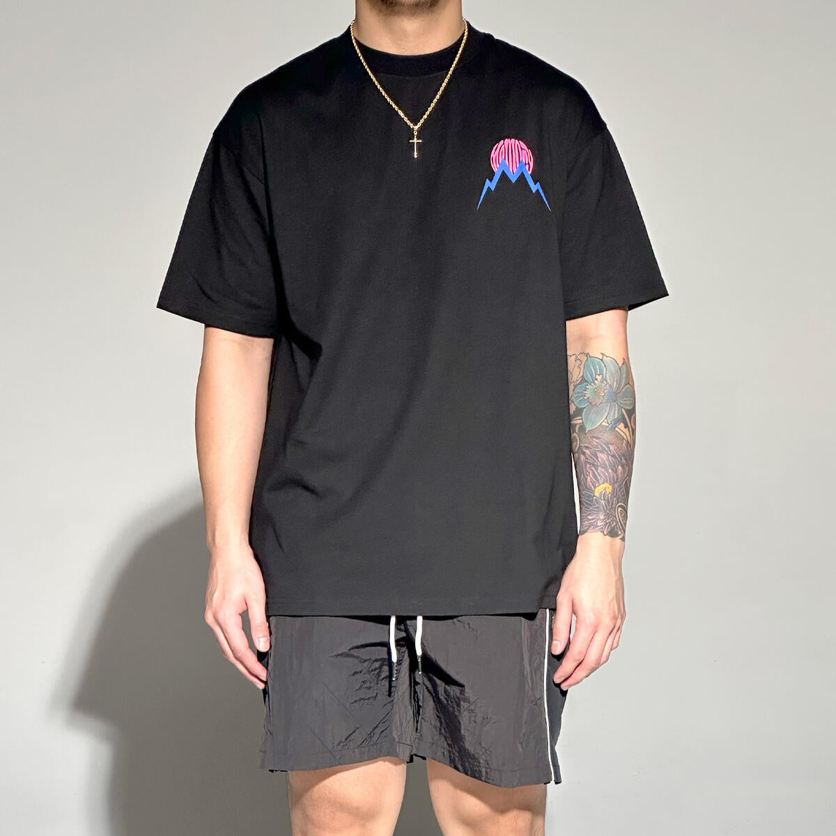Memory Lane Full Bloom Tee Black