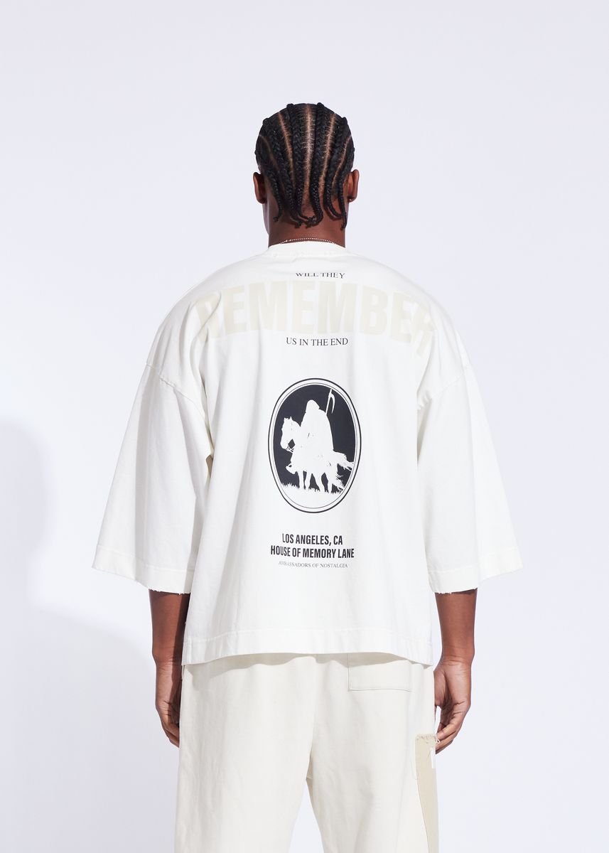 Memory Lane Storm Riders Oversized Tee Cream
