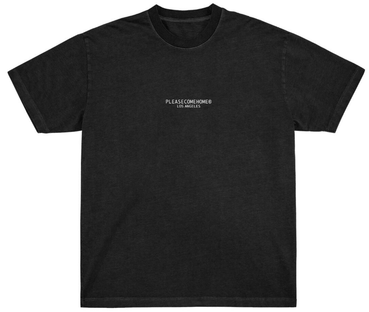 Please Come Home Stages Tee Black / White