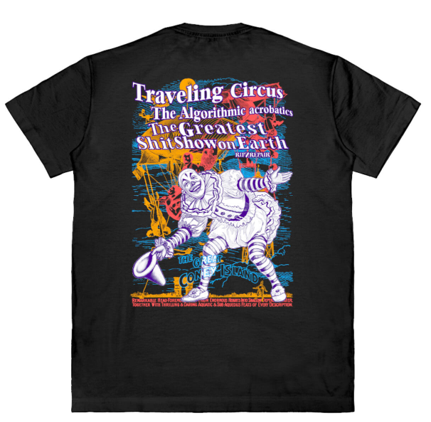 Rip N Repair Shit Show Tee Black