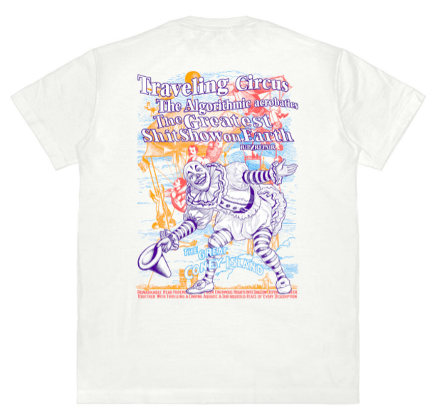 Rip N Repair Shit Show Tee White