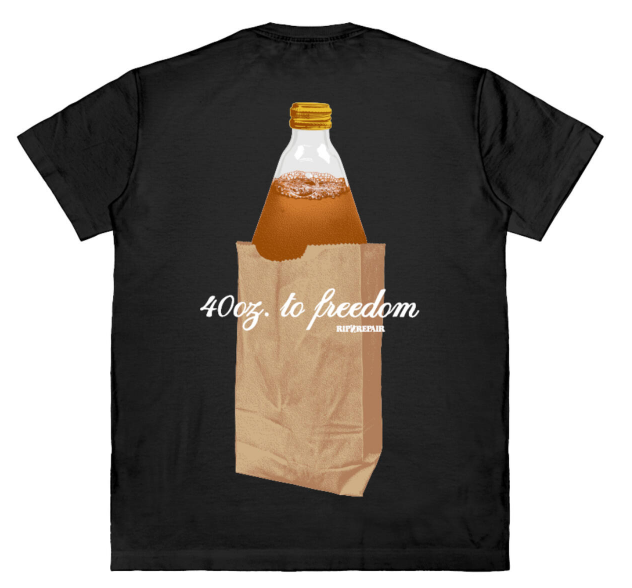 Rip N Repair 40 Tee Black