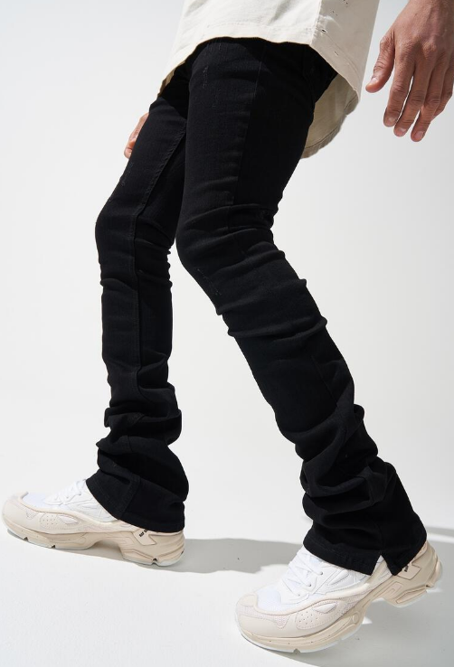 Serenede Noir 7 Stack Jean