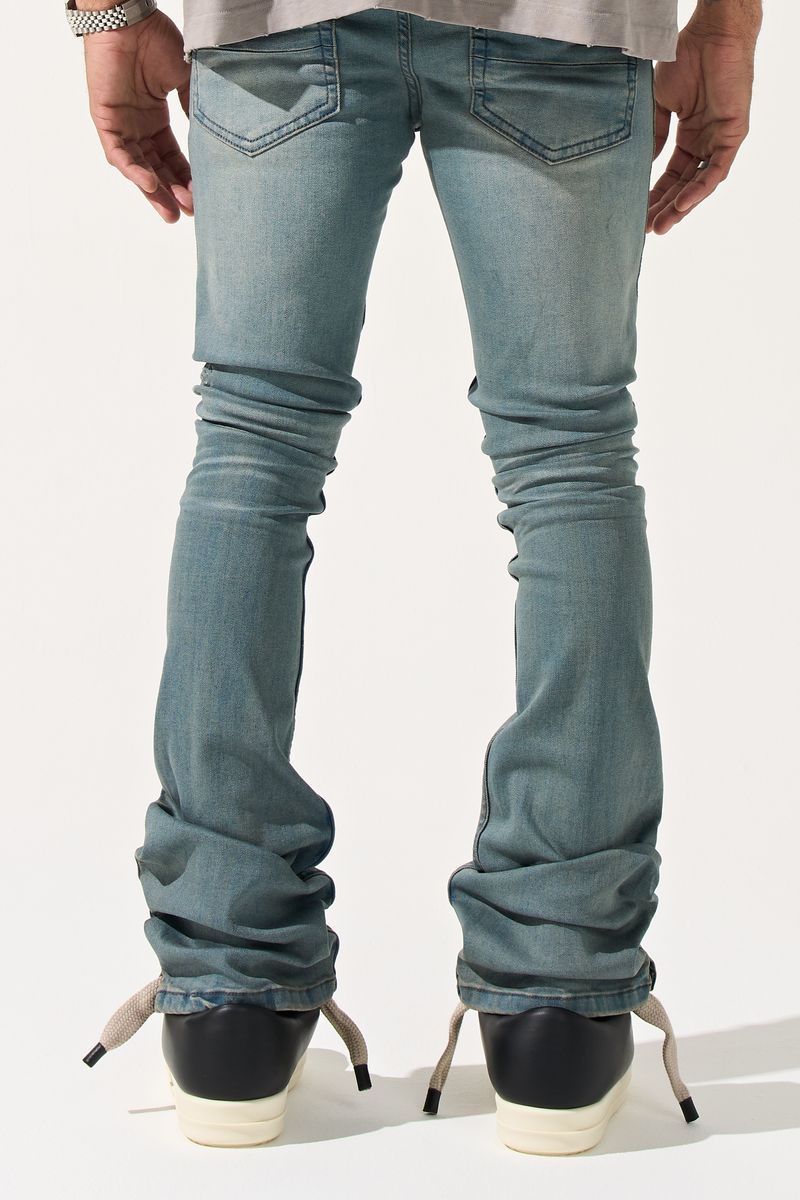 Serenede ''Seaburst'' Stacked Jeans