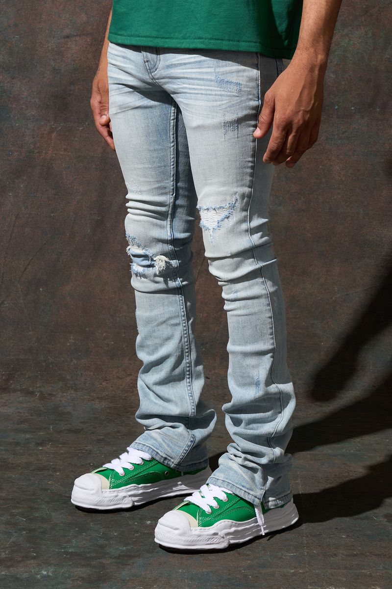 Serenede Azul Stacked Jeans