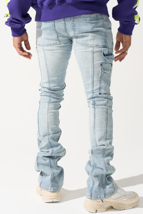 Serenede "Sky'' Stacked Jeans