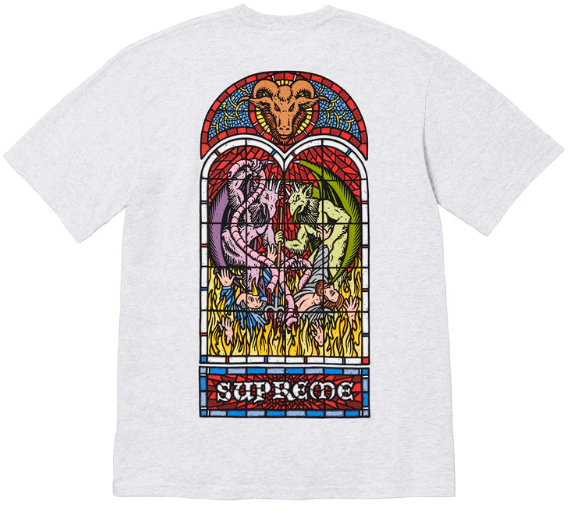 Supreme Worship Tee Ash Grey