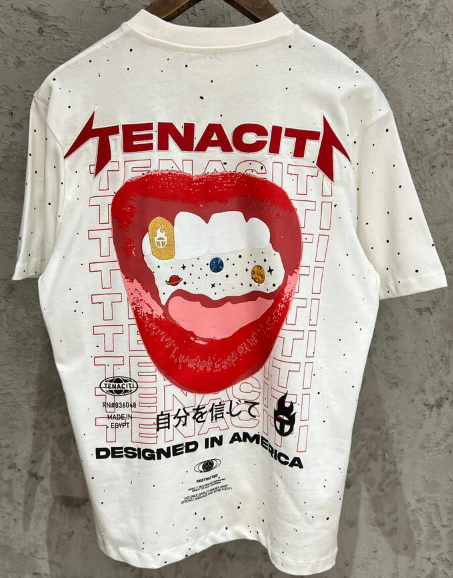 Tenaciti Space Lips Tee Cream