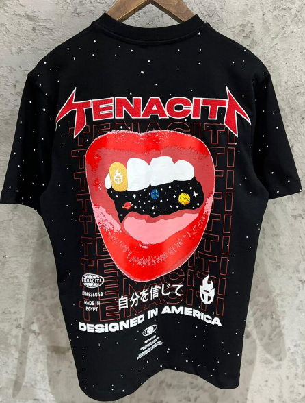 Tenaciti Space Lips Tee Black