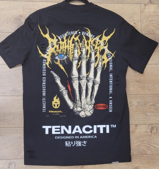 Tenaciti Watch Hand Tee Black