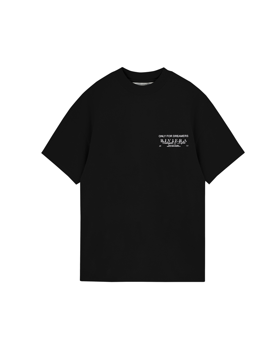 Undergold Riviera Basic Tee Black