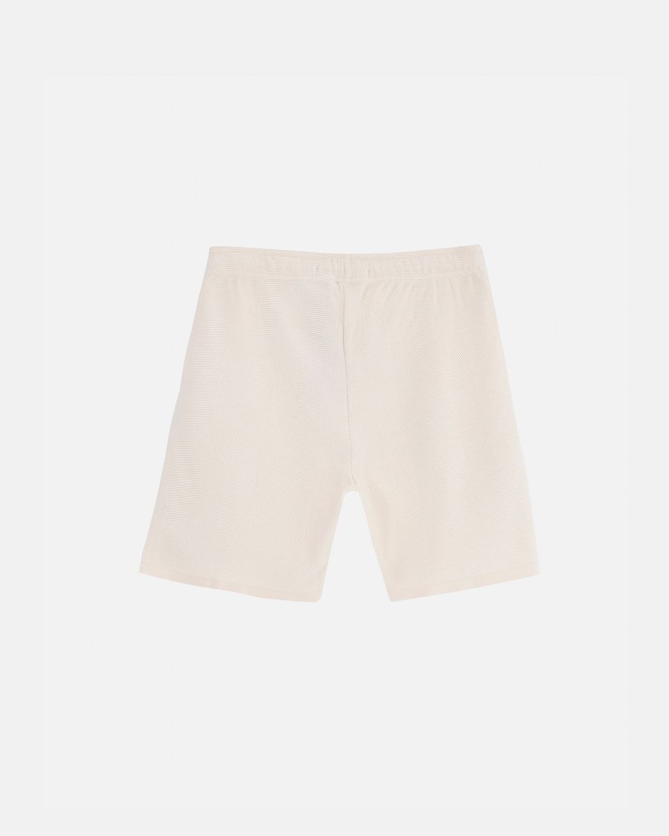 Undergold Basics Herringbone Knit Short Cream