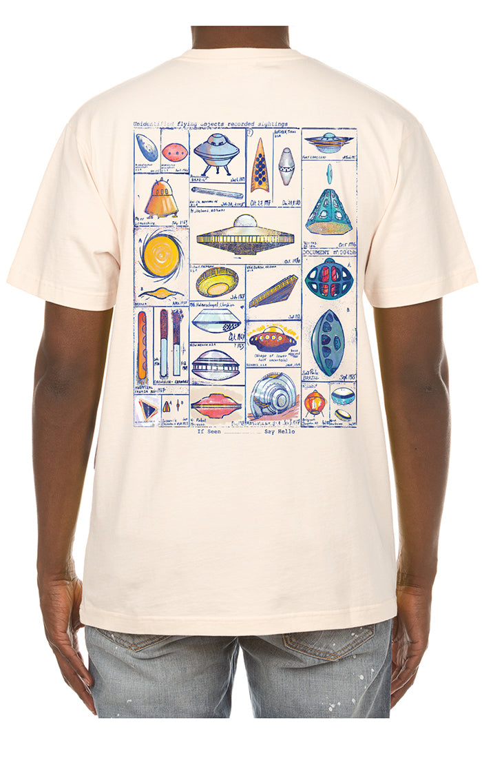 Billionaire Boys Club Schematic SS Tee Gardenia
