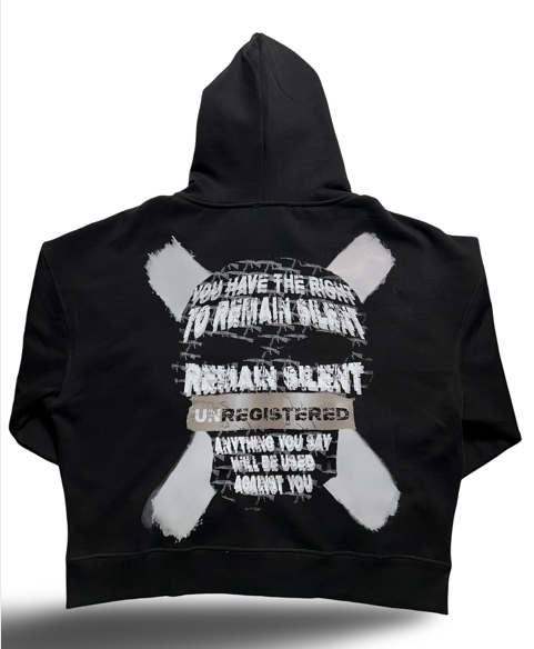 Unregistered Hoodie Black
