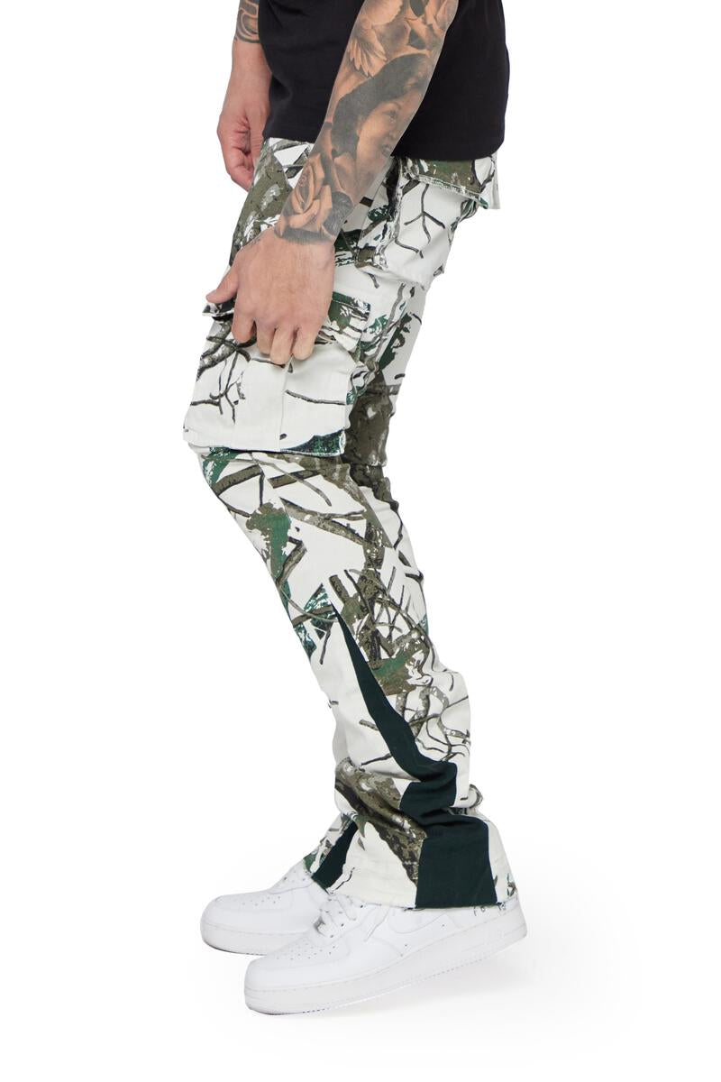 Valabasas Commando 2.0 Denim Stacked White