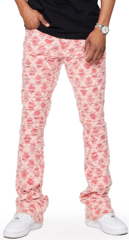 Valabasas Evolved Denim Stacked Lt Red/Lt Pink