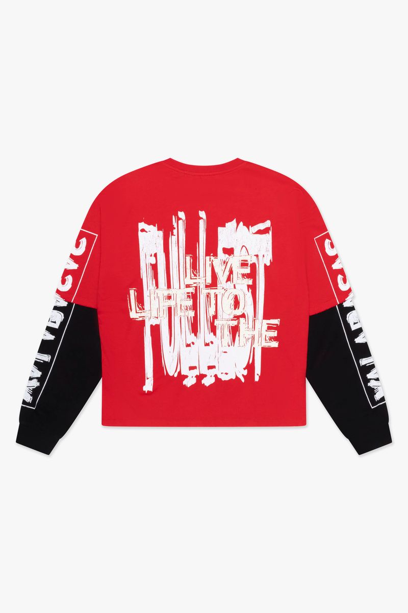 Valabasas Cascada Red LS Tee