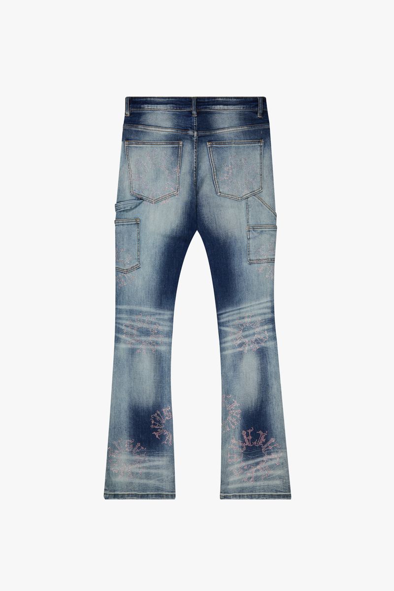 Valabasas Ringer Dark Blue Wash Stacks