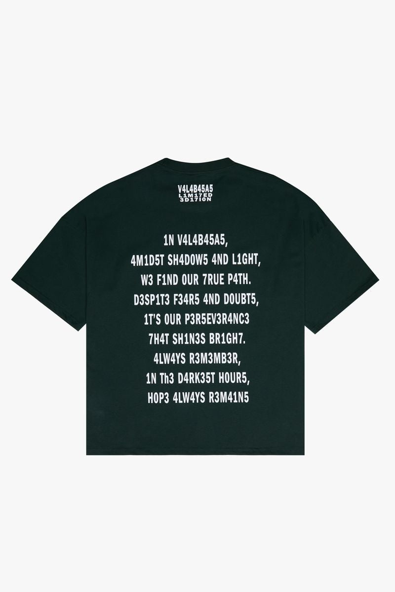 Valabasas Pathfinder Dark Green Oversized Tee