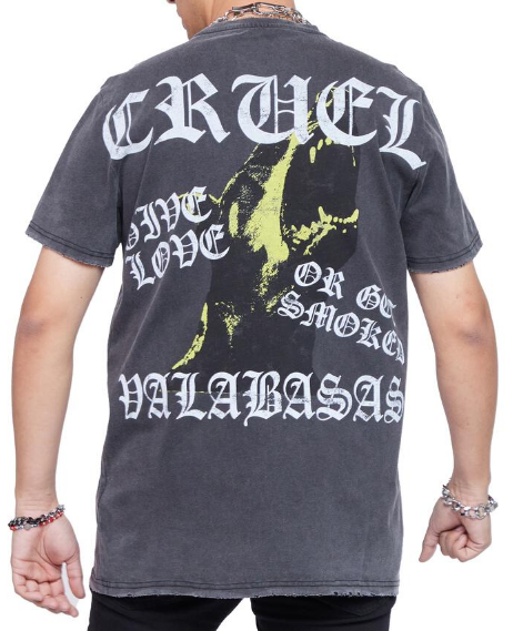 Valabasas Cruel Tee Vintage Black