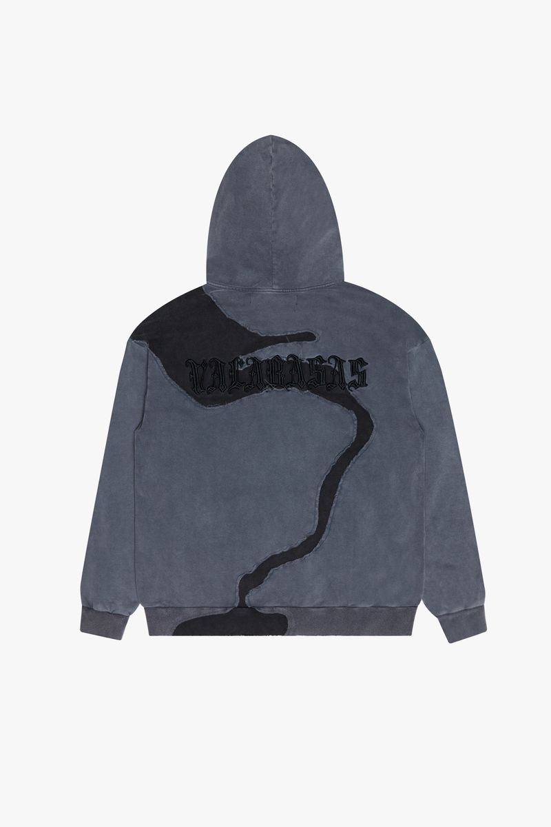 Valabasas Rivulet Grey/Black Hoodie