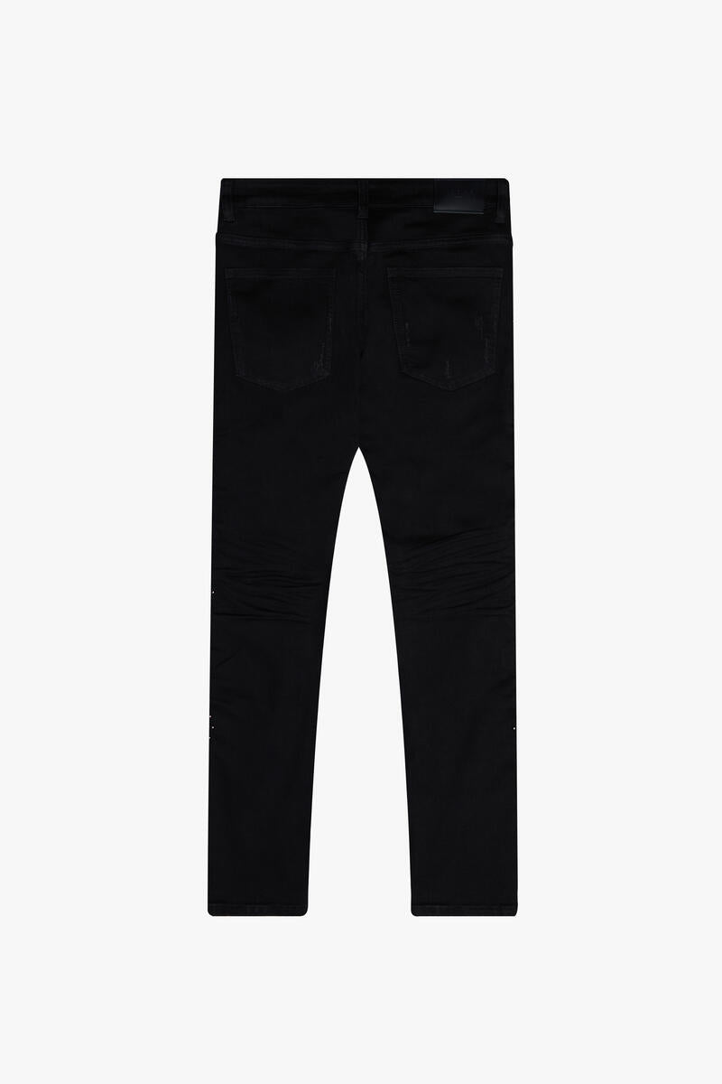 Valabasas Crystal Cascade Black Skinny