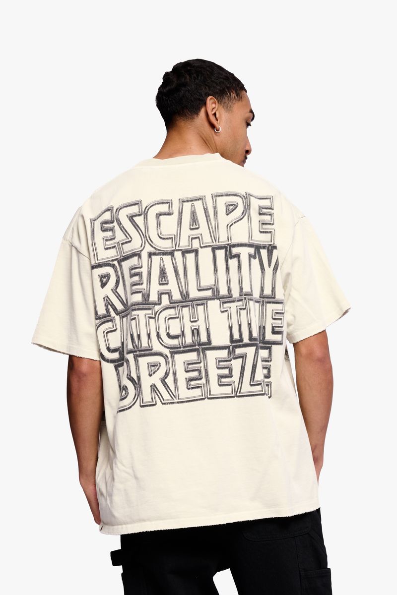 Valabasas "Catching Breeze" Cream Tee