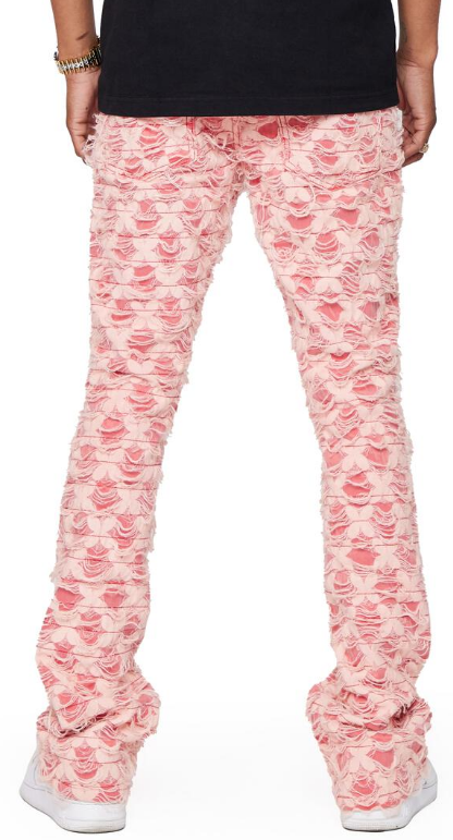 Valabasas Evolved Denim Stacked Lt Red/Lt Pink