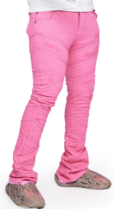 Valabasas Cassius Denim Stacked Pink