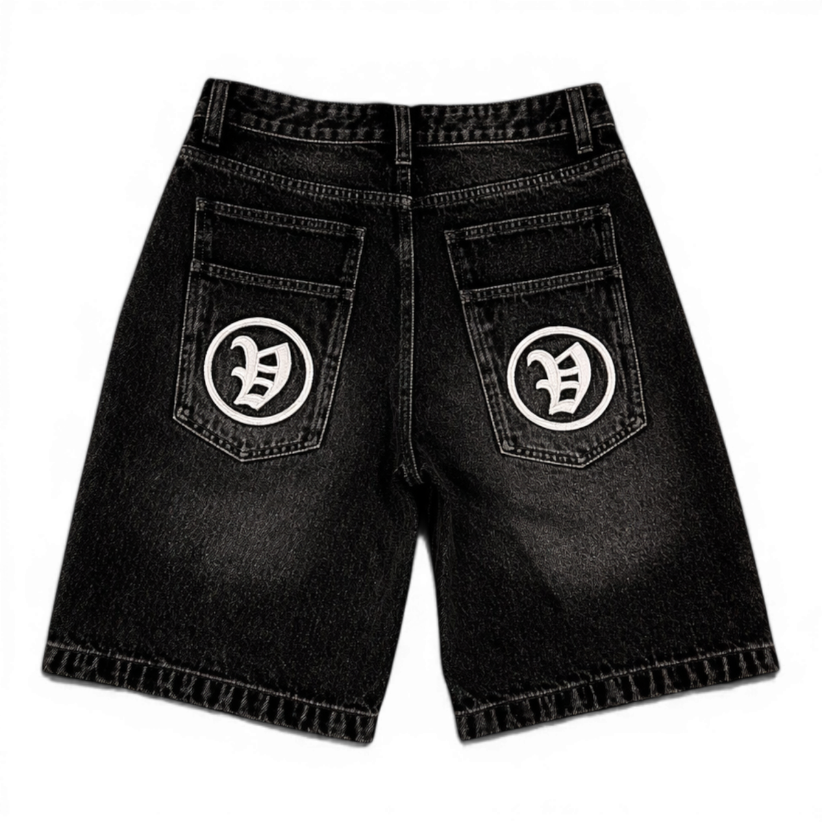 Vtilted "Formula" Jorts Black Wash