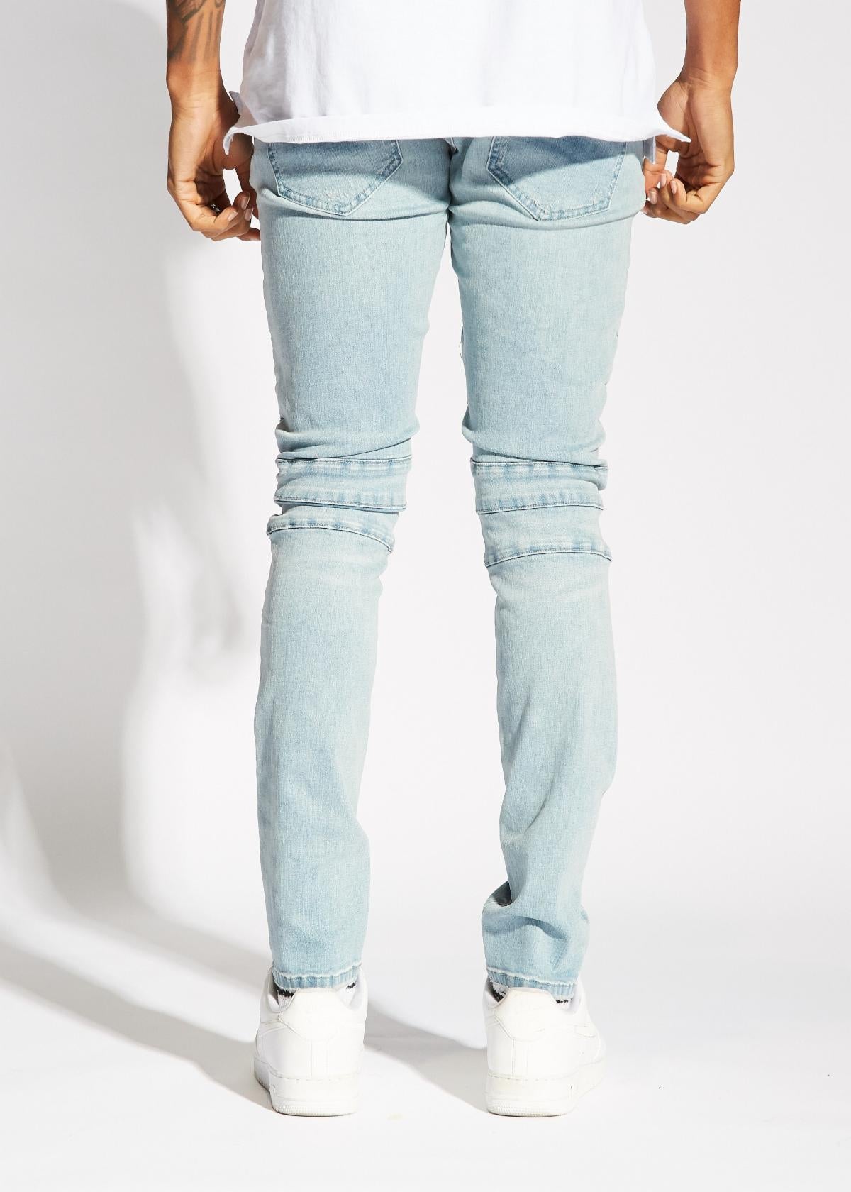 Crysp Skywalker Biker Light Indigo