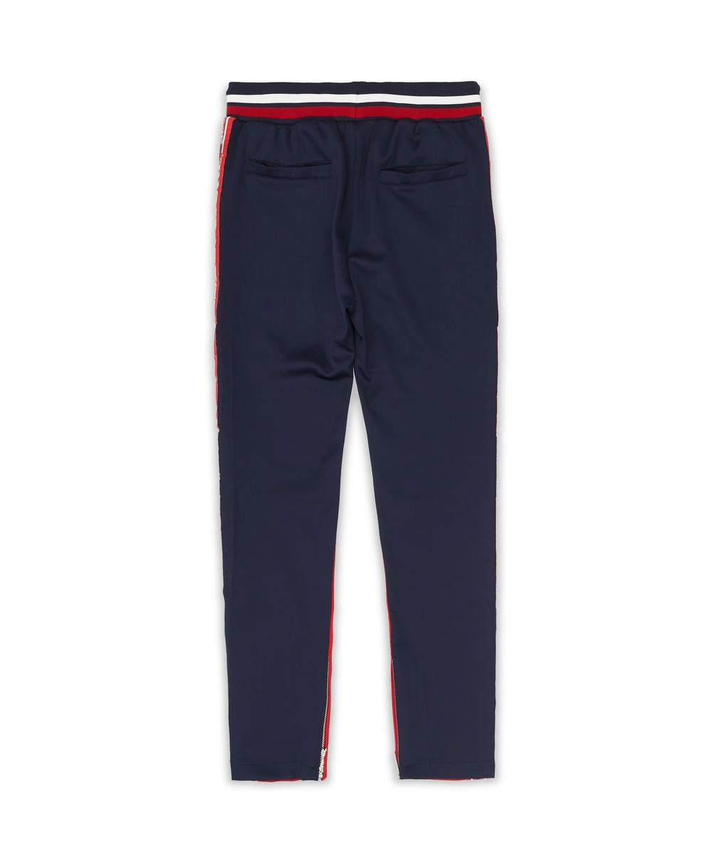 Le Tigre Tri Color Track Pants (Navy/Red/White)