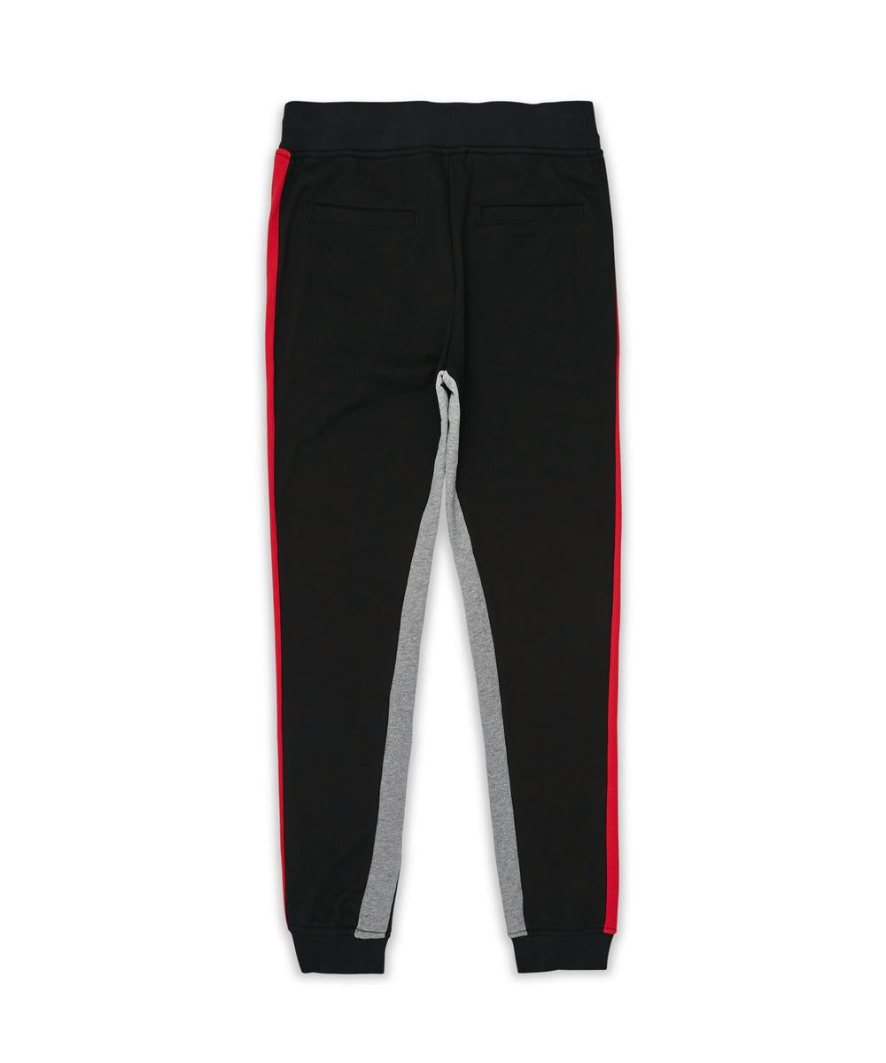 Le Tigre Retro Logo Jogger (Black/Red/Grey)