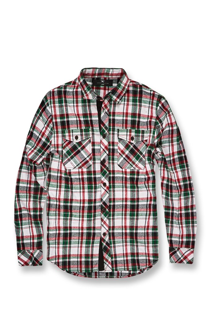 Jordan Craig Tacoma Flannel Shirt (Green)