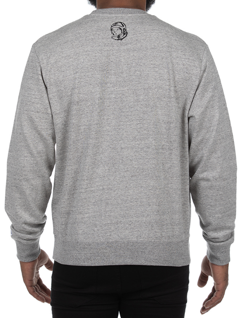 Billionaire Boys Club Straight Font Crew Heather Grey