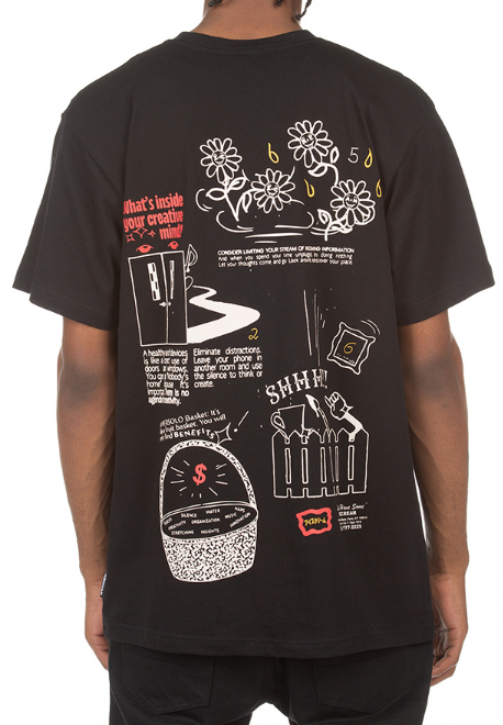 Icecream Colorful SS Tee Black