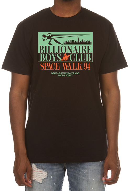 Billionaire Boys Club Space Walk SS Tee Black