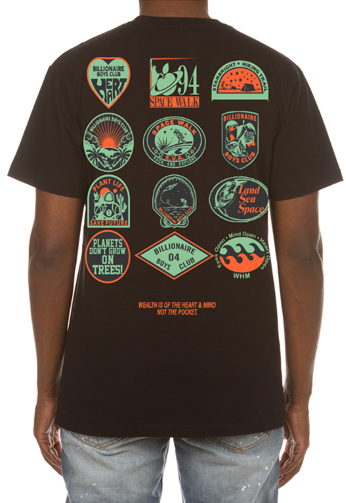 Billionaire Boys Club Space Walk SS Tee Black
