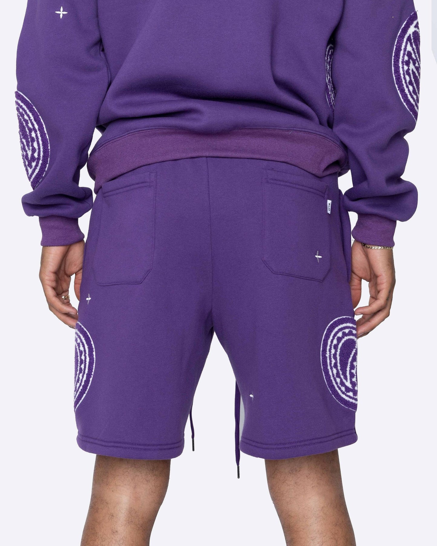Eptm Paisley Shorts Purple