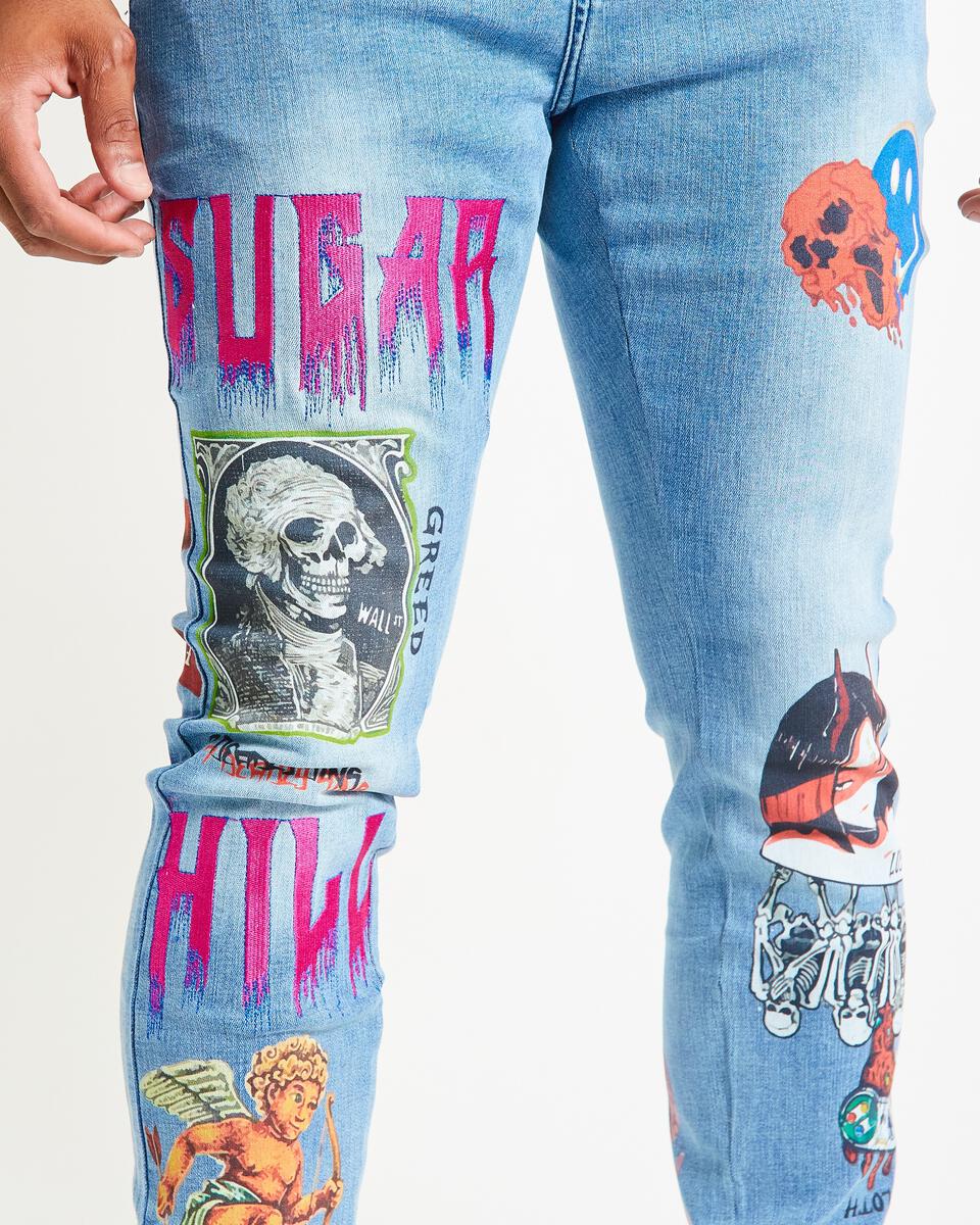 Sugar Hill 7 Sins Light Wash Jeans