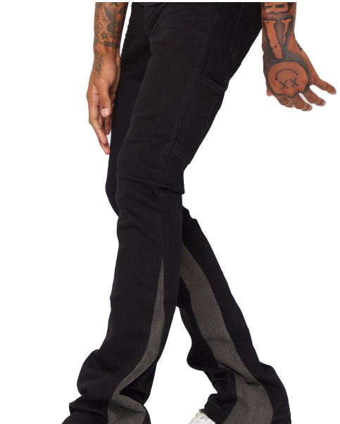 Valabasas Nebula Stacked Black Grey