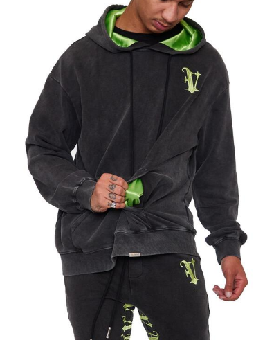 Valabasas The World Fleece Set Black/Green