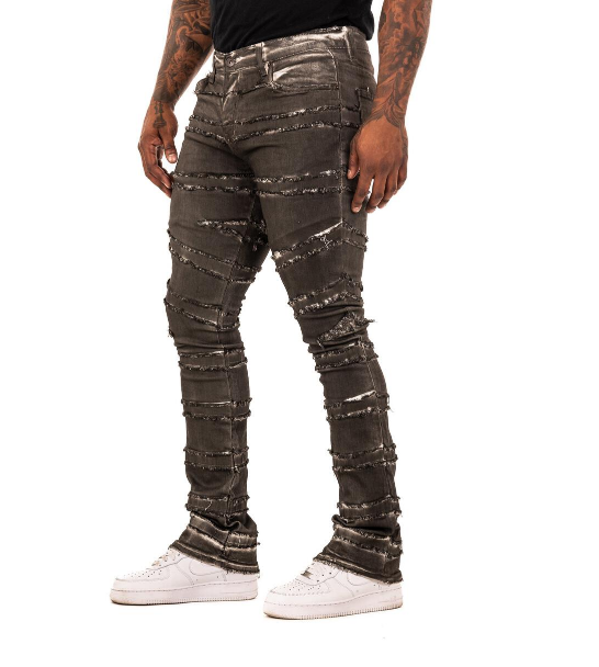 Valabasas Zodiac Nero Bianca Stacked Denim