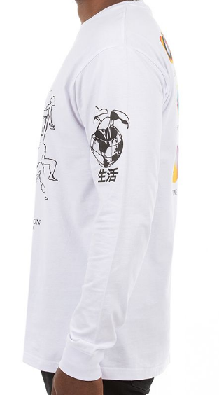 Billionaire Boys Club Moon Salutations Ls Tee White
