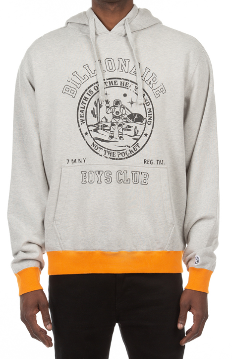 Billionaire Boys Club Seal Hoodie Heather Grey