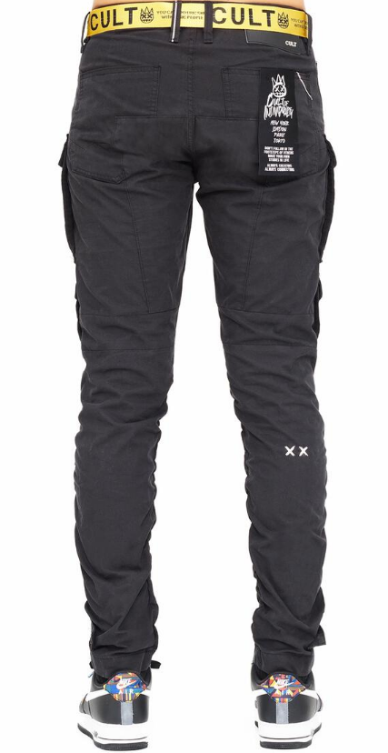 Cult Of Individuality Rocker Cargo Belted Black